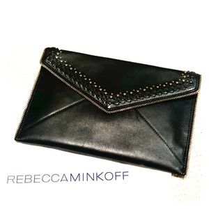 Rebecca Minkoff Leo clutch with studs
